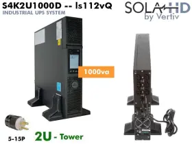 S4k2u1000d Solahd 783472022687 New Surplus Vertiv Industrial Ups 1k Lcd 2u Online #tested
