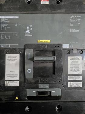 Square D Mhl368001386 Circuit Breaker 800amps 600v