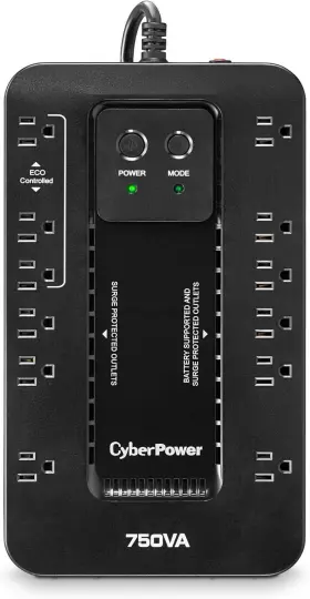 Ec750g Systems 445000415424 Ecologic Battery Backup And Surge Protector Ups System 750va/4
