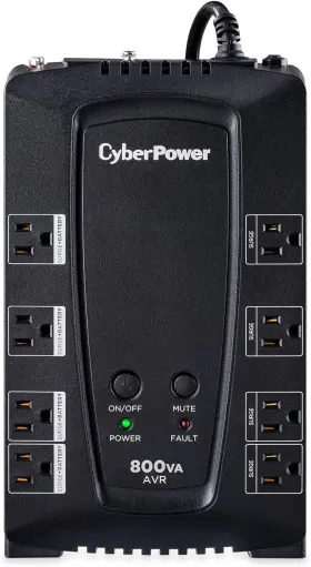 Cp800avr Systems 445032537521 Avr Ups System 800va/450w 8 Outlets Compact