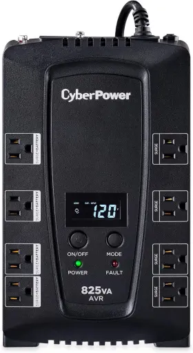 Cp825avrlcd Systems Intelligent Lcd Ups System 825va/450w 8 Outlets Avr Compact