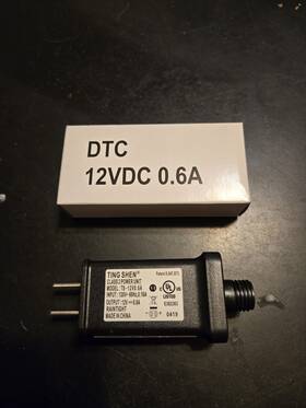 Ting Shen 744759812063 Replacement Yard Inflatable Adapter 12v 1a Class 2 Power Supply Low Volta-euc