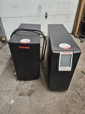 Toshiba H3bg2l060c61t 1600xpi 6kva / 5.1kw 208/240v Hardwired In/out Online Tower Ups