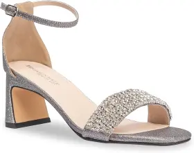 4666 Touch Ups Womens Jade Heeled Sandal 11 Pewter