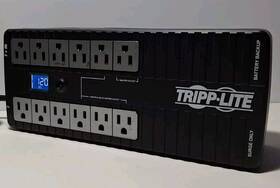 Tripp Lite Eco850lcd 850va Ups Battery Backup Lcd 425w Eco Green Usb Rj11 12 Outlet