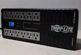 Eco850lcd Tripp Lite 850va Ups Battery Backup Lcd 425w Eco Green Usb Rj11 12 Outlet