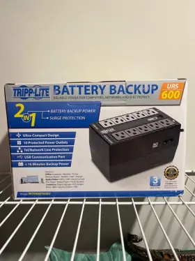 Internet600u Tripp Lite 7 Ups 600va 300w Desktop Battery Back Up Compact 120v Usb Rj11 Pc