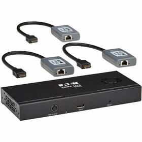 Tripp Lite Power Management B156e-003-h8k-k Eaton Series 3-port Displayport To Hdmi Splitter/extender Kit Over