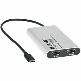 Tripp Lite U444-2h-dl Eaton Series Usb-c Adapter Dual Display - 4k 60 Hz Hdmi 100w Pd