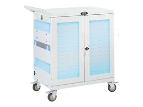 Tripplite Csc32usbwhg Tripp Lite Safe-it Uv Sanitizing Charging Cart 32-port Usb Antimicrobial For