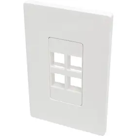 N080-104 Tripplite Tripp Lite Single-gang 4-port Wall Plate Keystone Cat5/6 Usb Hdmi Dport Rca