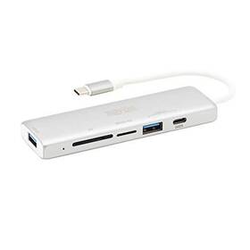 Tripplite U460-002-2am-c1 Tripp Lite Usb C Multiport Adapter 2x Usb-a 1x Usb-c Card Reader Silver