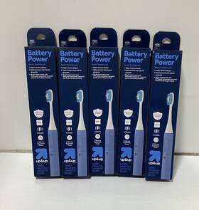 Up & Up Tb8240-ul 5- Adult Premium Battery Power Toothbrushes - Up&up