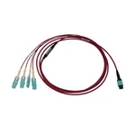 Tripp Lite Breakout Multimode Fiber Cable 400G 50/125 OM4, Mtp/mpo-pc To 4X New. Price: $189.00.
