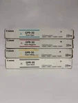 New Genuine Canon Ir Advance C5045,C5051,C5250,C5255 GPR-30 Cmyk Toners. Price: $168.00.