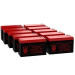 Neptune 12V 7.2AH F1 Sla Battery Replacement For Minuteman ED6200RM - 10 Pack New. Price: $188.99.