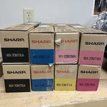 New Genuine Set Sharp MX-70NTBA MX-70NTMA MX-70NTYA MX-70NTCA Toner Cmyk Oem. Price: $198.00.