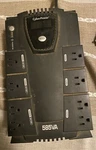 Cyberpower Outlet CP585LCD Ups Uninterruptible Supply 585VA Used. Price: $42.00.