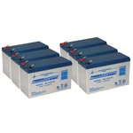Power-sonic 12V, 7AH, F2 Terminal Battery Replaces Apc SUA1500R2X93 6 Pack New. Price: $109.99.