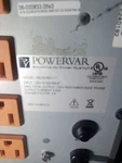 Powervar Ametek ABCEG601-11 Supply Ups Battery Backup *parts Only / As Is* For. Price: $80.00.