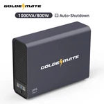 Goldenmate Ups 800W LIFEPO4 Battery Pure Sine Wave Automatic Shutdown For Nas/pc Used. Price: $169.19.