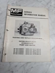 Massey Ferguson Mf 550 750 Combine Service Information Manual Eaton Pump Acceptable. Price: $23.63.