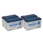 Power-sonic 12V, 7AH, Agm, F2 Terminal Replaces Pcm Powercom KIN-1500AP 4 Pack New. Price: $79.99.
