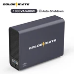 Goldenmate 1000VA 600W LIFEPO4 Ups Pure Sine Wave Battery Backup Communication Certified. Price: $209.99.