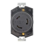 Eaton L620R2 Short Strap Locking Receptacle, 2-POLE, 3-WIRE, 20A, 250V, L6-20R New. Price: $12.08.
