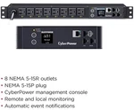 Cyberpower PDU41001 Switched Pdu, 100-120V/15A 8 Outlets, 1U Rackmount New. Price: $350.00.