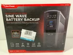 Cyberpower 1500VA Sine Wave Battery Back-up System Black Open. Price: $116.43.