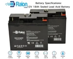 Raion Power 12V 18AH Battery For Apc Smart-ups Rm SU2200X179 2PK New. Price: $84.99.