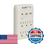 Eaton Tripp Lite SK60C Wall Surge Protector Power Strip & Usb Charger, 6-OU New. Price: $48.83.