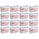 16PC Npp NP12-9AH 12V General Series Battery New. Price: $380.00.