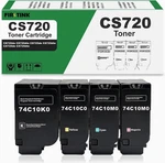 CX725 Toner Cartridge For Lexmark CS720DE CS720DTE CS725DE New. Price: $206.40.