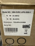 Wattbox WB-OVRC-UPS-2000-1 Desktop 230V 1400W Led Display Black Outlet Open. Price: $799.00.