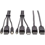 Tripp Lite By Eaton Dual Displayport Kvm Cable Kit - Dp Usb 3.5 Mm Audio (3XM/3X New. Price: $52.82.