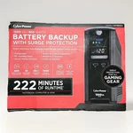 Cyberpower 1500VA / 900 Watts Simulated Sine Wave Battery Backup Surge Open. Price: $239.83.