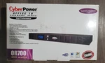 Cyberpower Office Rackmount Series Avr, OR700LCDRM1U, 700VA/400W, 6 Outlets New. Price: $269.99.