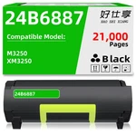 24B6887 High Yield Black Toner Cartridge Compatible For Lexmark XM3250 New. Price: $109.99.