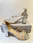 11. Touch Ups Women's Lupe Platform, Silver, 7 Pre-owned. Price: $32.00.