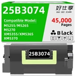 25B3074 Toner Cartridge Compatible For Lexmark M5255 M5265 M5270 XM5355 XM5370 New. Price: $179.99.