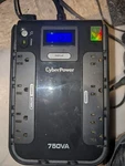 Cyberpower CP750 Lcd 750-VA 420-WATT Desktop Ups Usb Monitored Open. Price: $75.00.