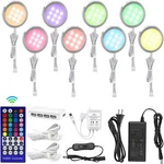 Aiboo Color Changing Led Under Cabinet Slim Puck For Shelf Display New. Price: $49.99.
