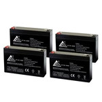 (4 Pack) 6V 7AH Sla Replacement Battery For Apc Smart-ups SUA1000RM1U New. Price: $47.99.