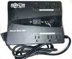 Tripp-lite Surge Protector Power Supply INTERNET350SER 6-PLUG 120 V 10 A Used. Price: $40.00.