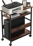 Toocust Computer Tower Stand Under Desk, Rustic Brown New. Price: $83.94.
