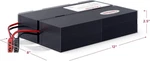 Cyberpower RB1290X4L Ups Replacement Battery Cartridge, Maintenance-free, User New. Price: $175.00.