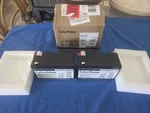 Set Of Genuine Cyber Power RB1290X2-UPC Replacement Batteries Open. Price: $72.24.