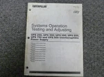 Caterpillar Ups 300 Systems Test Adjusting Shop Service Repair Manual CSE1- Very. Price: $69.27.